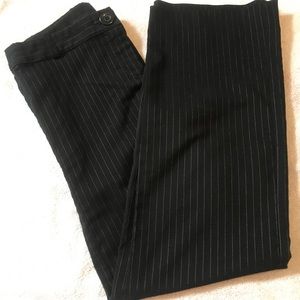 My Michelle black with silver striped slacks
